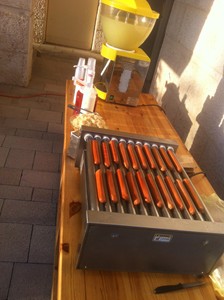 דוכני מזון נקניקיות